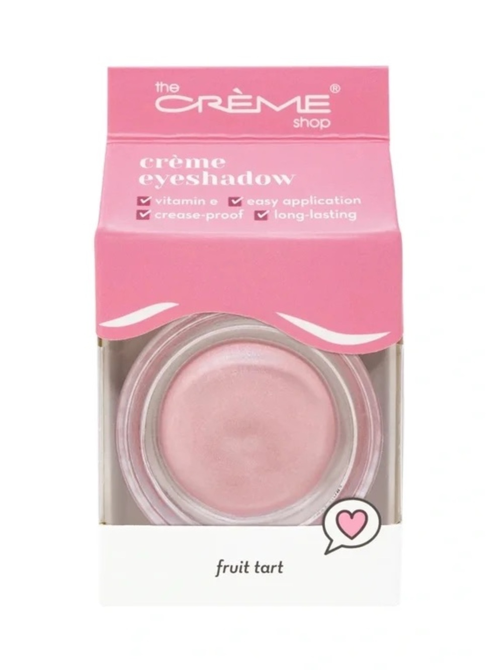 The Crème Shop Fruit Tart Pink Crème Eyeshadow - Soft Pink